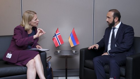Mirzoyanla Norveç XİN başçısı arasında Qafqaz müzakirəsi