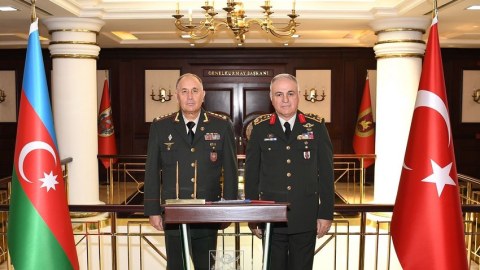 Türkiyənin Baş Qərargah rəisi Kərim Vəliyevlə DANIŞDI