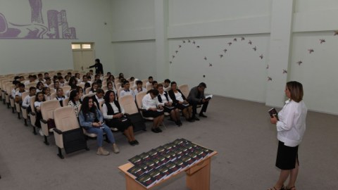 Kəlbəcərli şagirdlərə Başlıbel barədə məlumat verildi - FOTOLAR