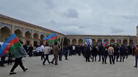 Daha bir şəhid polisimizlə vida mərasimi keçirilir