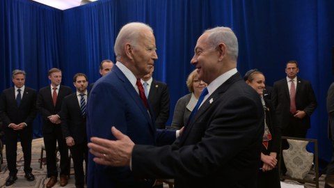 Bayden Netanyahu ilə görüşdü