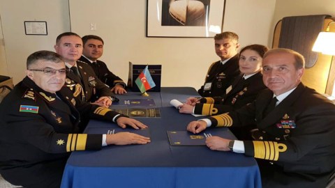 Azərbaycanla ABŞ və Türkiyənin dəniz qüvvələri arasında əməkdaşlıq müzakirə olundu