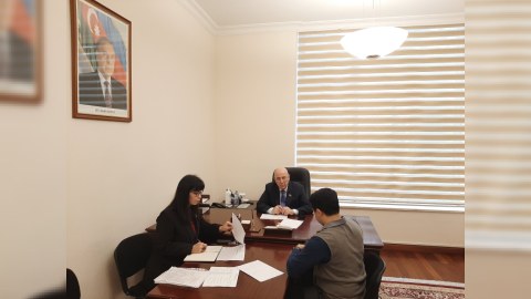 Əhliman Əmiraslanov vətəndaşları qəbul edib - FOTO