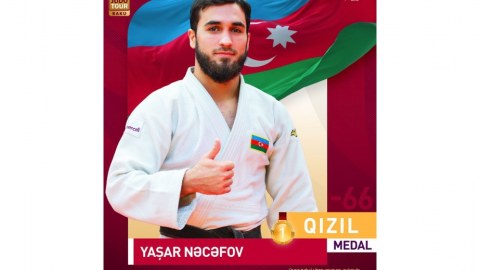 İdmançımız “Böyük dəbilqə” turnirində qızıl medal qazandı