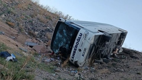 Türkiyədə sərnişin avtobusu aşdı - Ölən və yaralananlar var