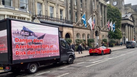 Edinburqda məlumatlandırma aksiyası keçirilib - FOTOLAR