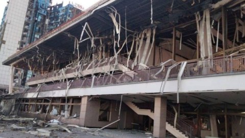 Odessaya dron və raket hücumu olub - FOTOLAR