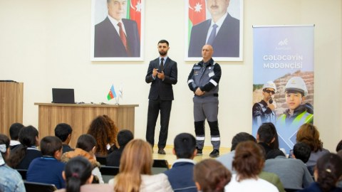 “AzerGold” “Gələcəyin mədənçisi” layihəsinin icrasına başladı - FOTOLAR