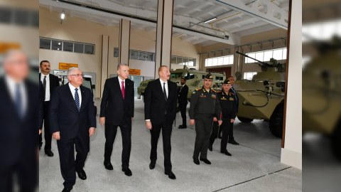 Naxçıvanda hərbi kompleks: Azərbaycan xaricdən asılılığı azaldır - FOTOLAR