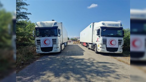 Xankəndiyə 40 ton un və gigiyenik vasitələr GÖNDƏRİLDİ