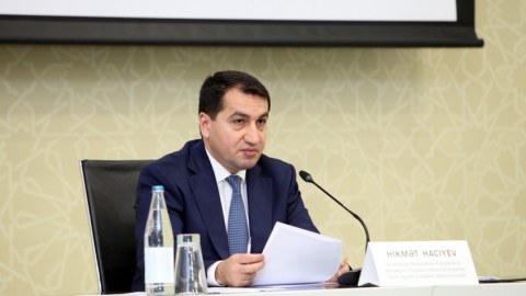 Azərbaycan polisi ermənilərə su paylayır - Hikmət Hacıyev