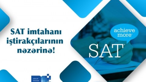 DİM-də SAT imtahanı keçiriləcək