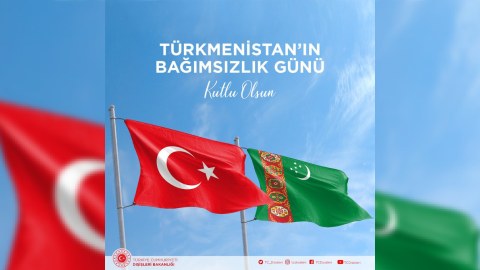 Türkiyə XİN Türkmənistanı təbrik etdi - PAYLAŞIM