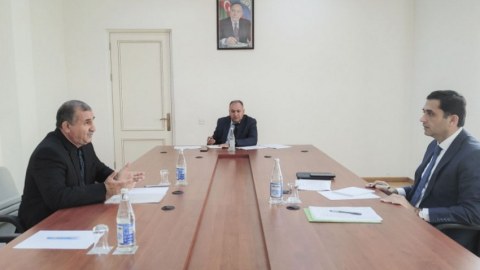 Aqrar Sığorta Fondunun sədri İsmayıllıda vətəndaşları qəbul edib
