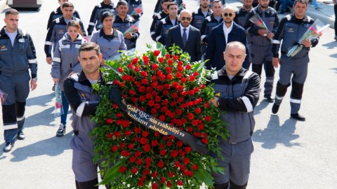 “AzerGold”dun şəhid olmuş əməkdaşlarının xatirəsi yad edilib - FOTO