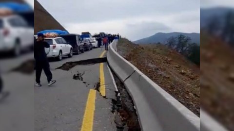 Laçın yolu çökdü – FOTO