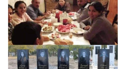 Ailə başçısı cəbhədə sağ qaldı, 5 üzvü evdə şəhid oldu - FOTO