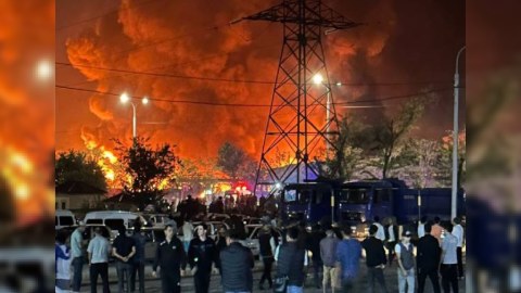 Hava limanının yaxınlığına ildırım düşdü - Yaralılar var