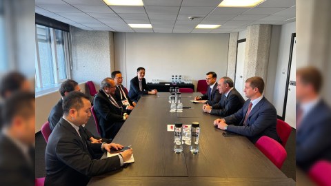 Kamran Əliyev Londonda görüşlər keçirdi - FOTOLAR