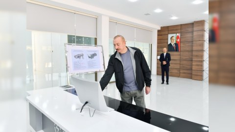 İlham Əliyev Cəbrayılda açılış etdi