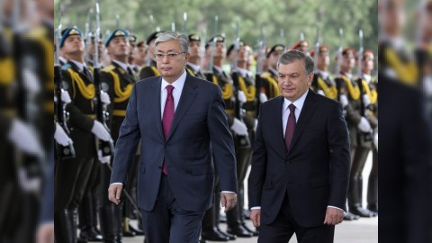 Özbəkistan və Qazaxıstan prezidentləri Almaniyaya səfər ediblər