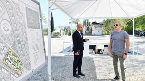 Prezident daha bir təməlqoyma mərasimində iştirak etdi