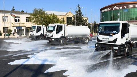 Bu gün Bakıda 547 əsas küçə yuyulub