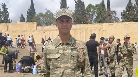 Bu gün şəhid olan hərbçimizin FOTOSU