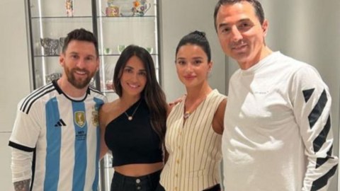 Messi azərbaycanlı iş adamı ilə fotosunu paylaşdı 