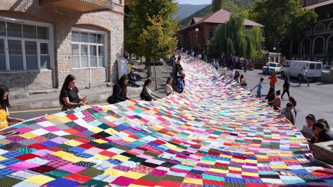 II Milli Qurama Festivalı Şəkidə - FOTOLAR