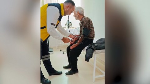 Xankəndidə ilk erməni sakinə tibbi xidmət göstərildi
