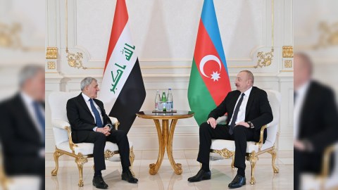 Prezident iraqlı həmkarını TƏBRİK ETDİ