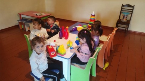 Ermənistanla sərhəddəki bağça 30 ildən sonra istifadəyə verildi - FOTOLAR