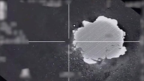Terrorçuların mövqeləri belə məhv edildi - Anbaan görüntülər 