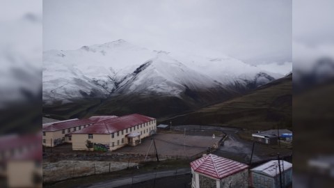 Xınalığa qar yağdı - FOTO