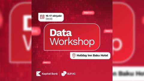 Kapital Bank-ın “Data workshop” tədbirinə qeydiyyat başladı