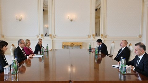 Prezident ÜST-nin Avropa üzrə regional direktorunu qəbul edib