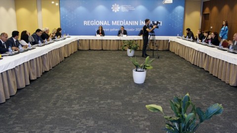 Lənkəranda regional medianın inkişafı müzakirə olundu - FOTO