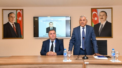 BMU-da dünya şöhrətli azərbaycanlı alimlə görüş keçirilib