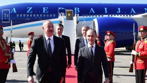 İlham Əliyev Gürcüstanda səfərdədir