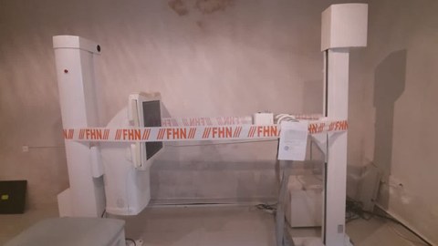 Daha bir poliklinikada rentgen müayinəsi dayandırıldı - FOTOLAR