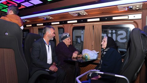 "Qaçqınkom" 88 nəfəri Füzuliyə yola saldı - FOTOLAR