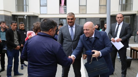 Köç karvanı Füzuli şəhərinə çatdı - FOTOLAR