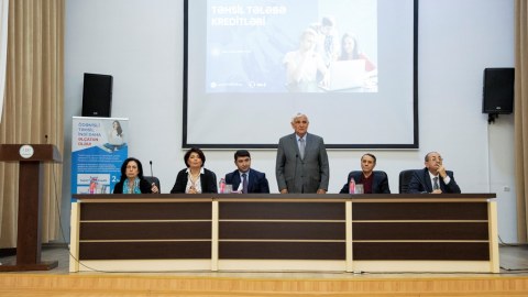 ADU tələbələri təhsil tələbə krediti haqqında məlumatlandırıldı