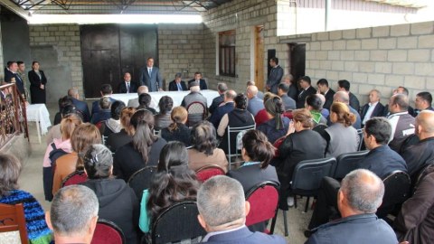 Goranboyun Fəxralı kəndində səyyar qəbul - FOTO