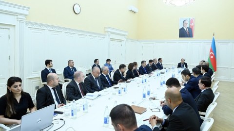 Nazirlər Kabinetində Naxçıvanla bağlı iclas