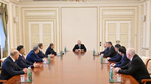 Prezident kəşfiyyat rəhbərlərini qəbul etdi