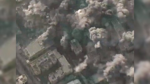 İsrail qırıcıları İslam Universitetini belə vurdu - VİDEO