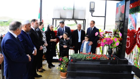 Şəhid Bəhruz Quliyevin xatirəsi anılıb - FOTOLAR