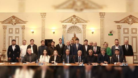 Dağıstanın Azərbaycan icmasının nümayəndələri Bakıda - FOTOLAR